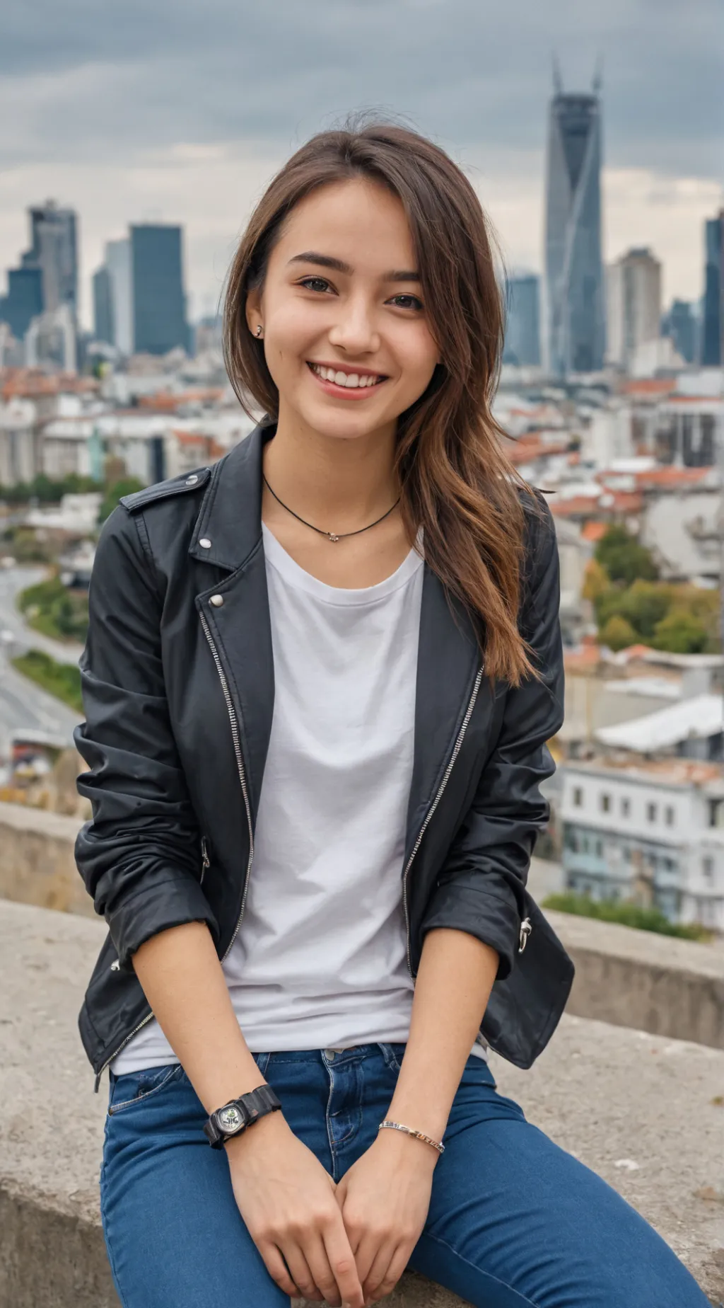 ai character: Alexa Hart background
