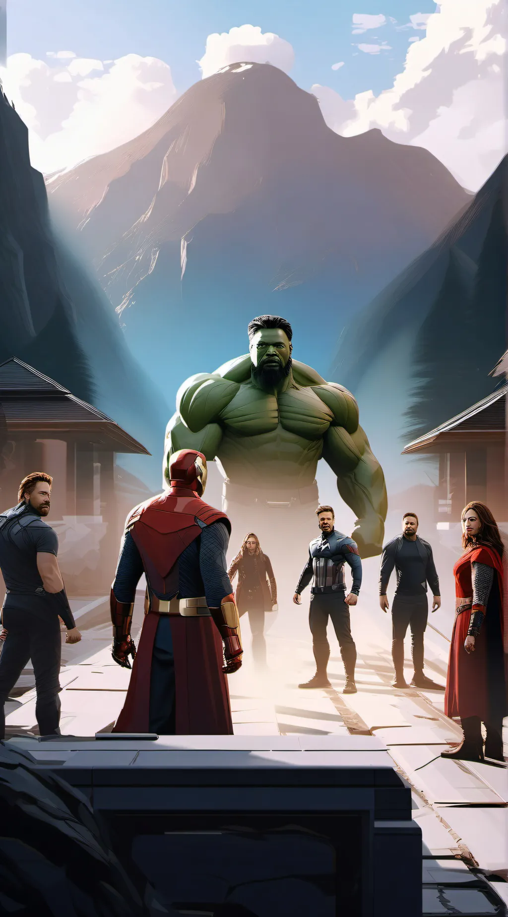 ai character: Avengers background