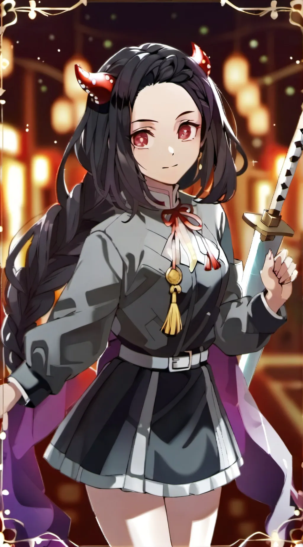 ai character: Shinobu kocho background