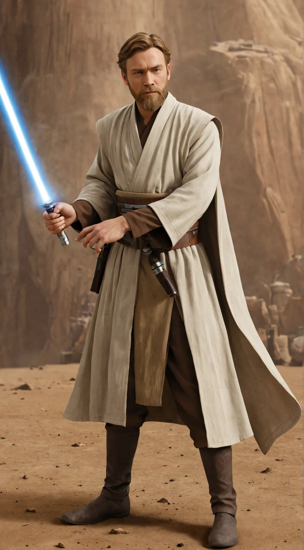 ai character: Obi-Wan-Kanobi background