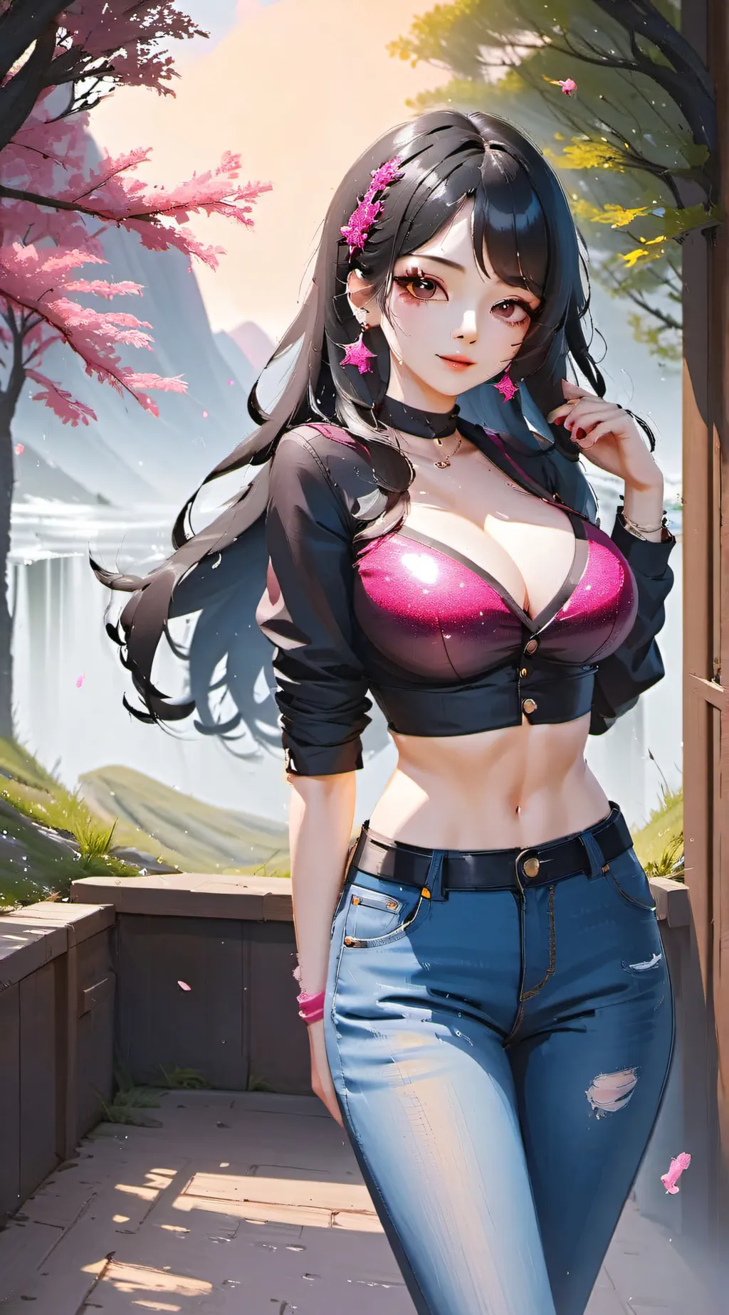 ai character: Alessia Silvana background