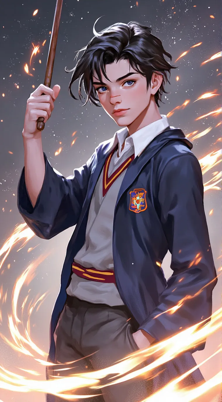 ai character: HOGWARTS!! background