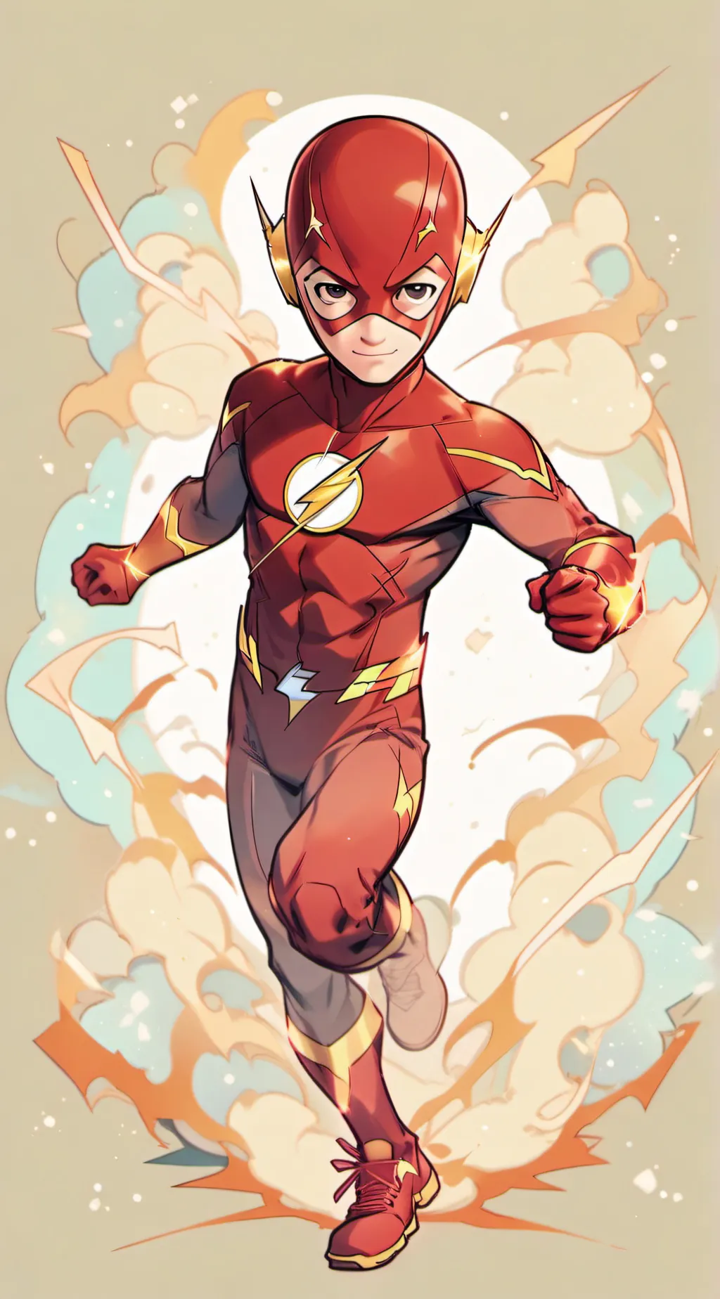 ai character: flash background
