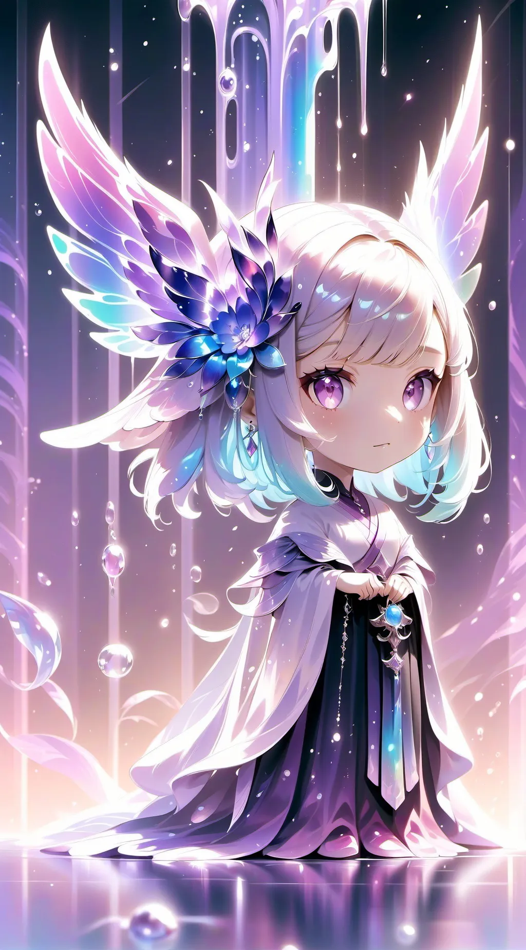 ai character: ••• background