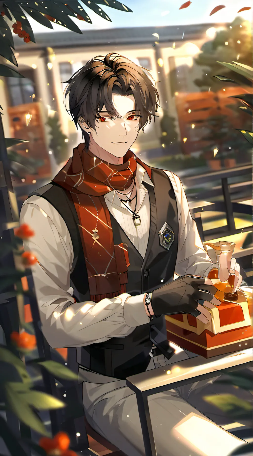 ai character: Marcus  background
