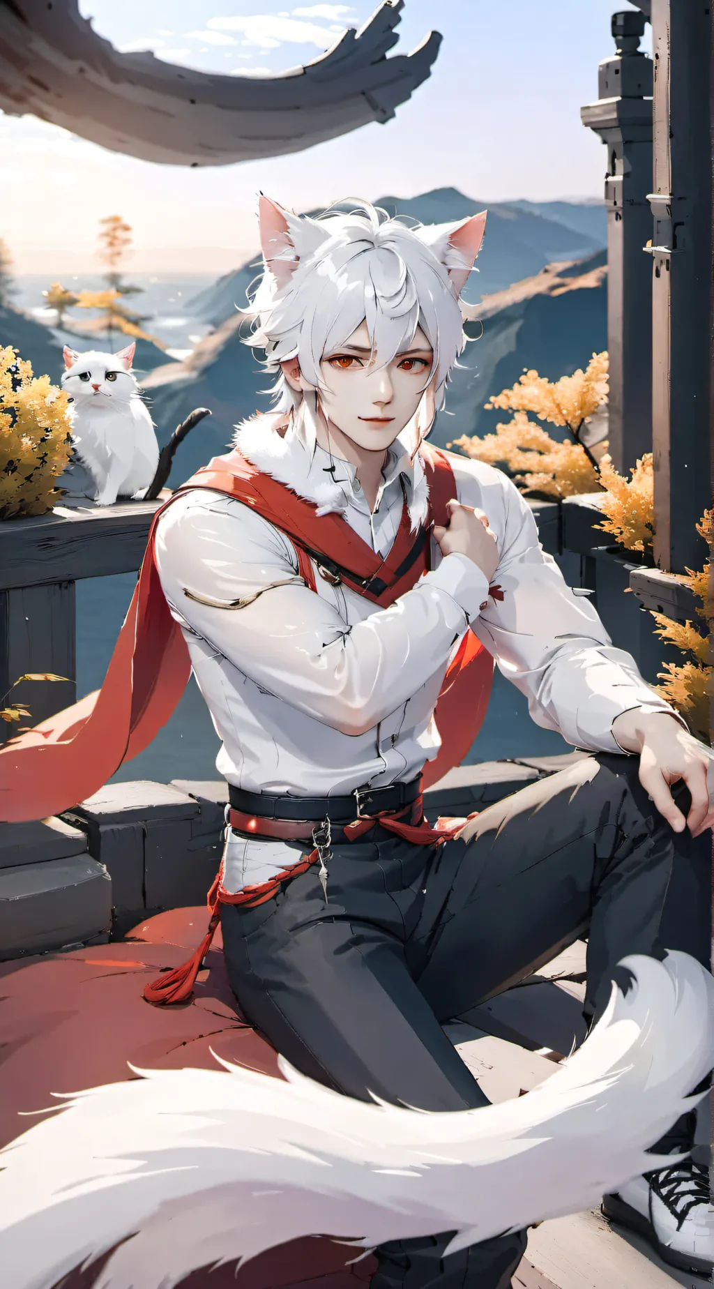 ai character: King Alexand background