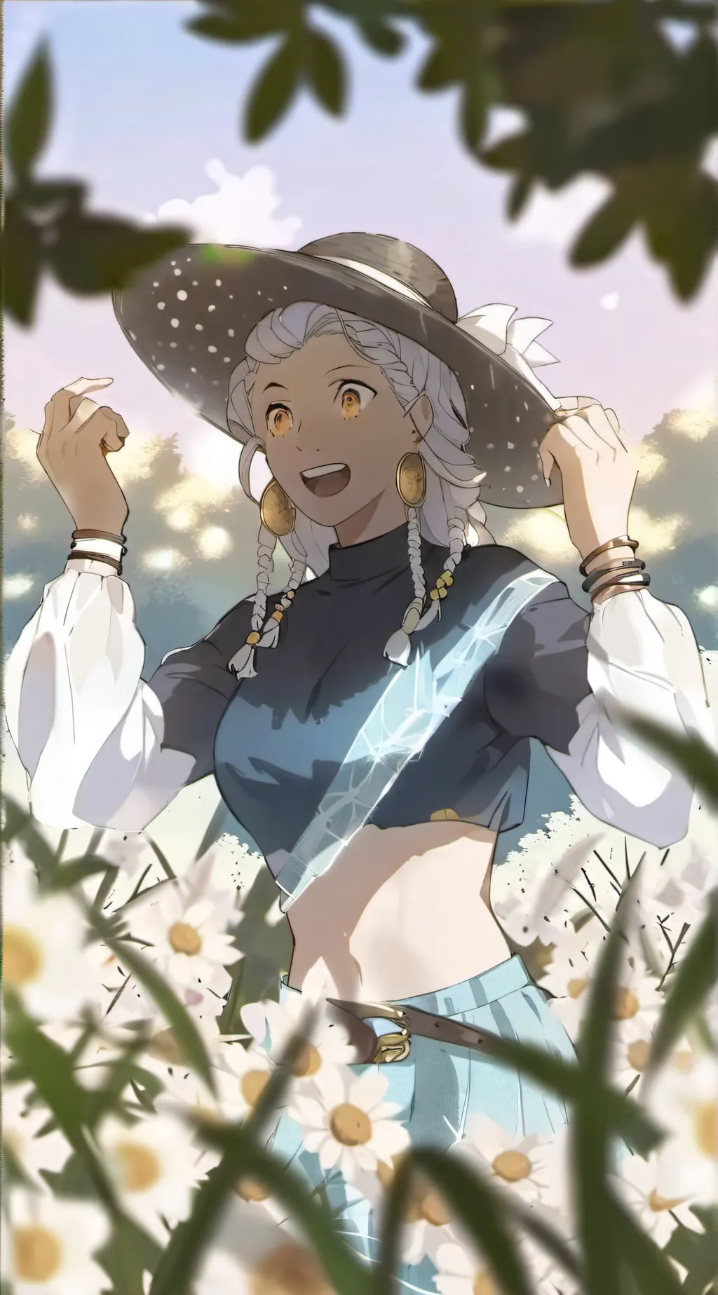 ai character: Lea background