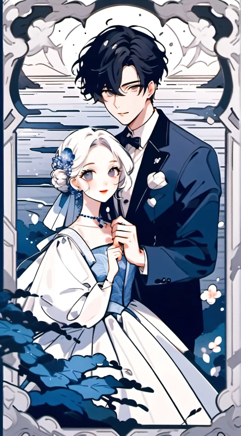 ai character: jake and girl background