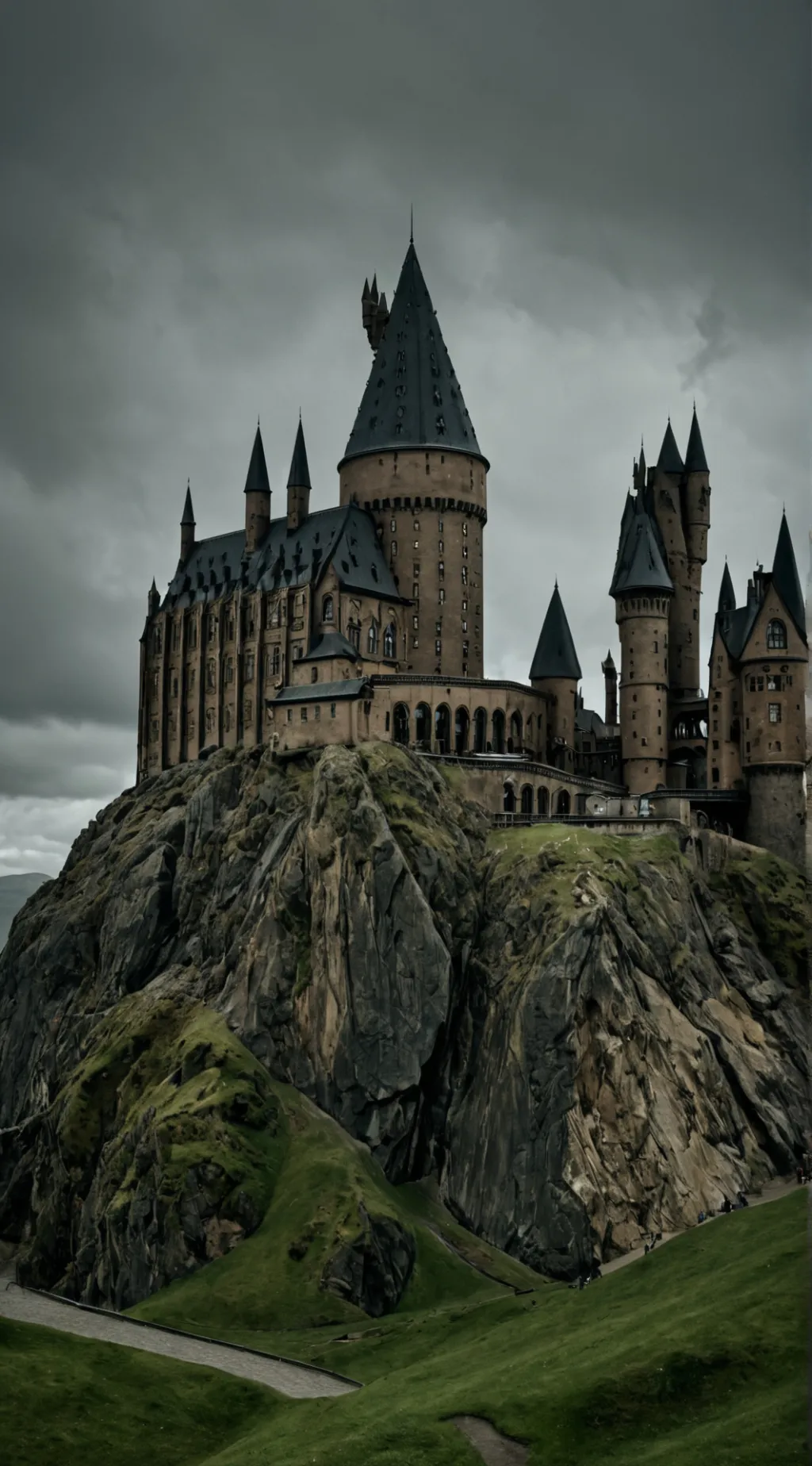 ai character: Hogwarts  background