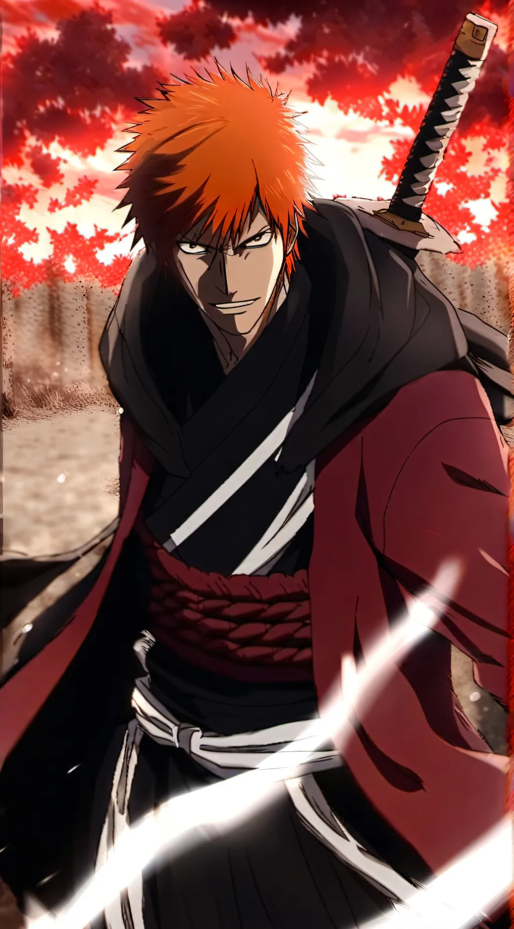 ai character: Ichigo Kurosaki background