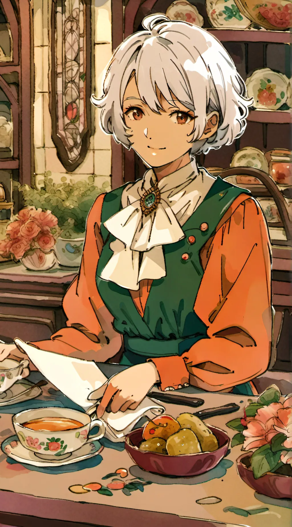 ai character: Oriya  background