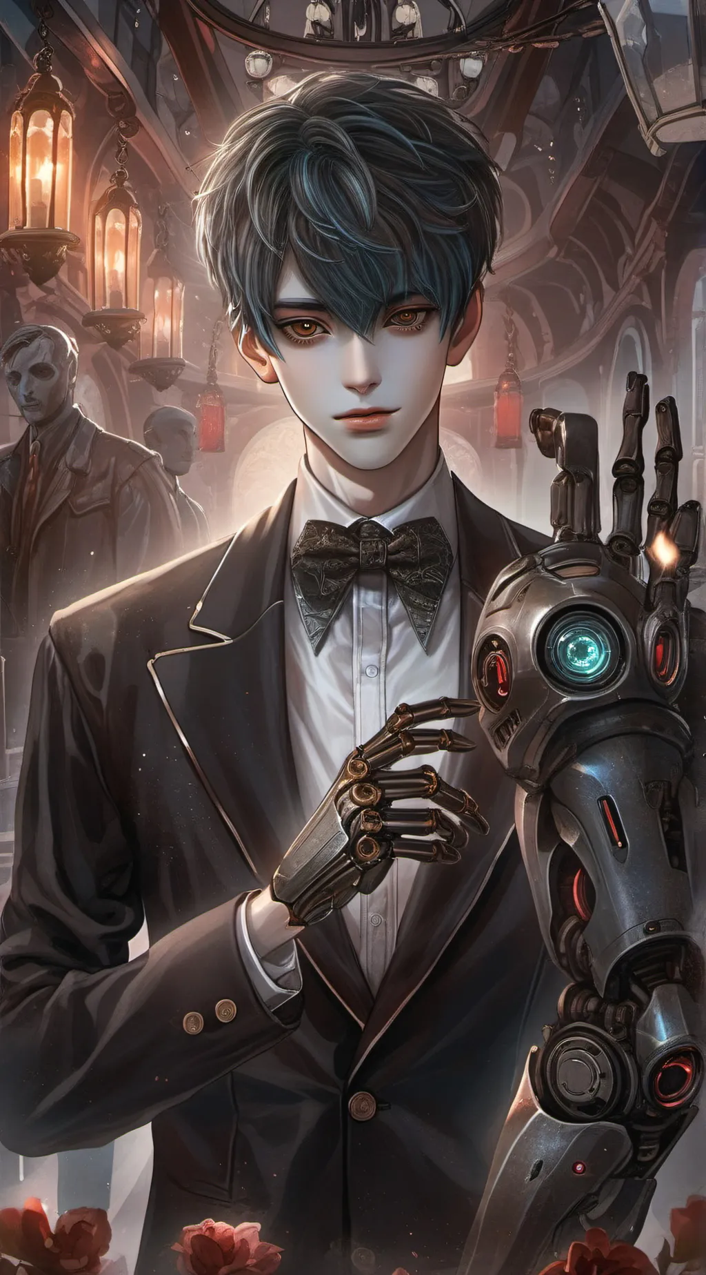 ai character: Alex / robot background