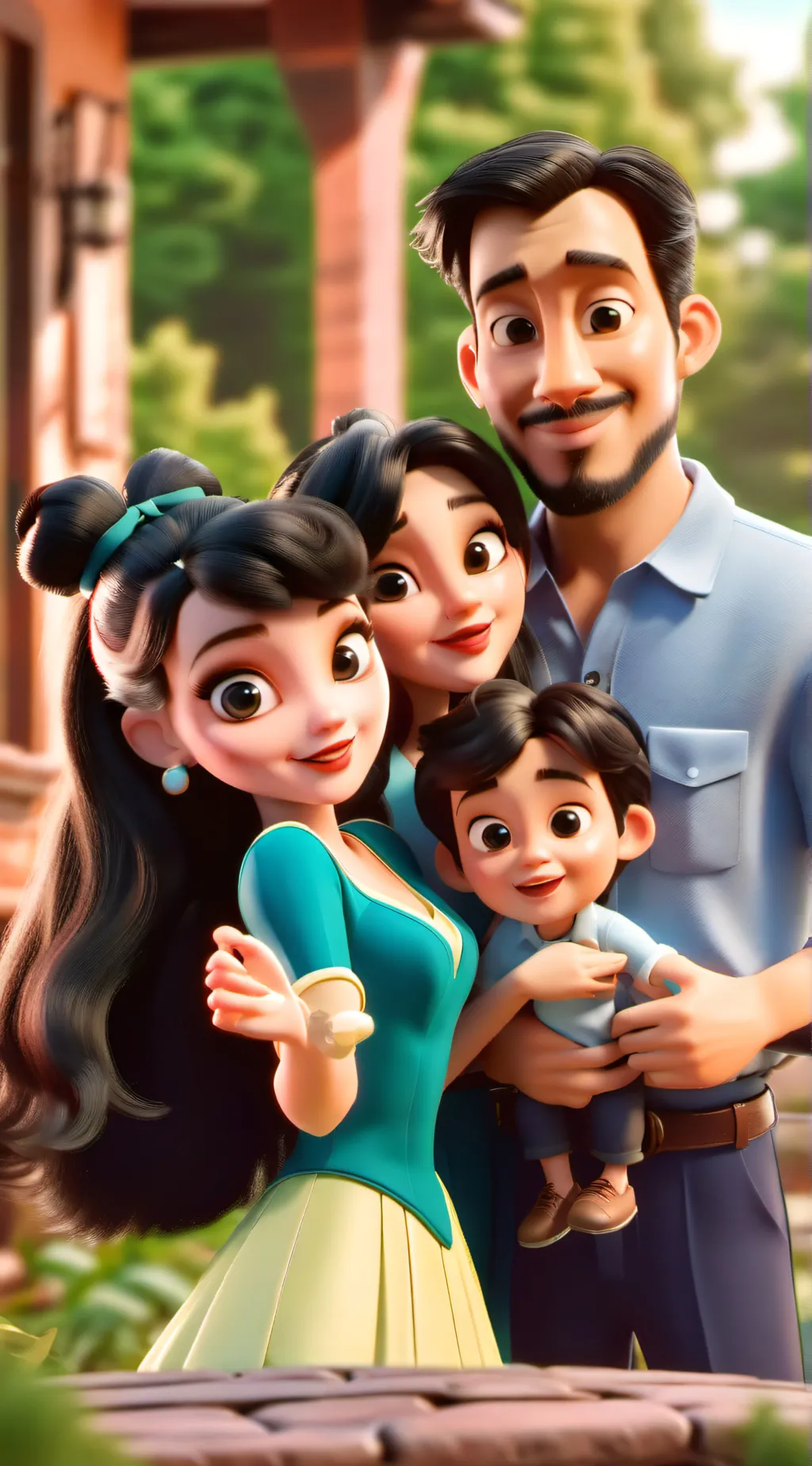ai character: Family trip!!!  background