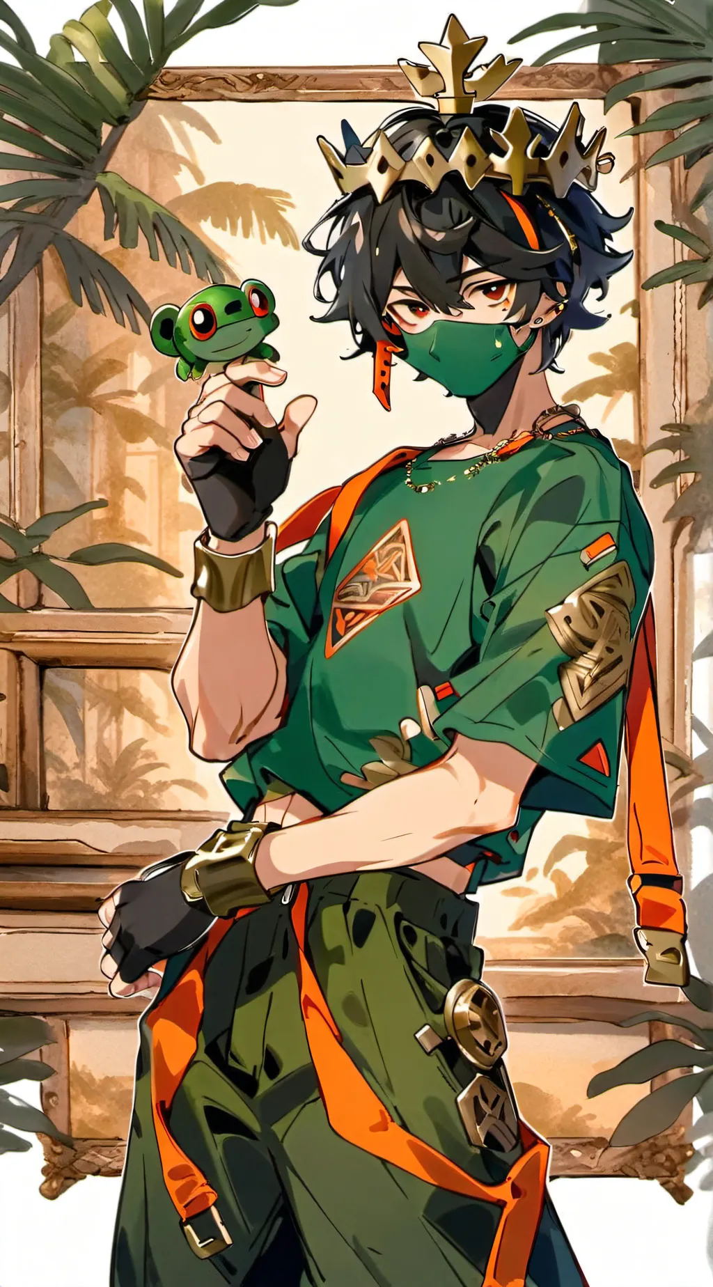 ai character: 𒀱Mio𓅭 background