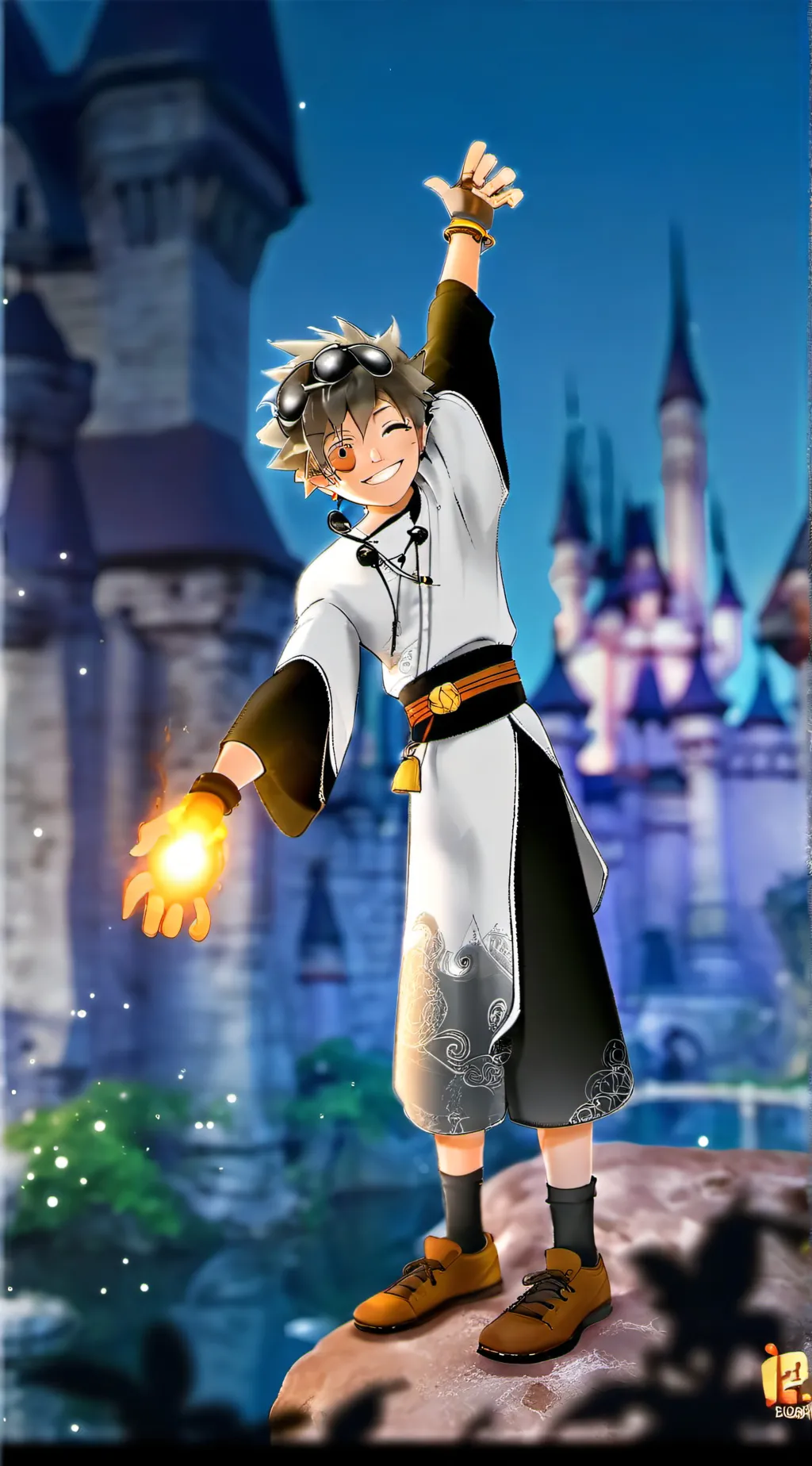 ai character: Bakugo background