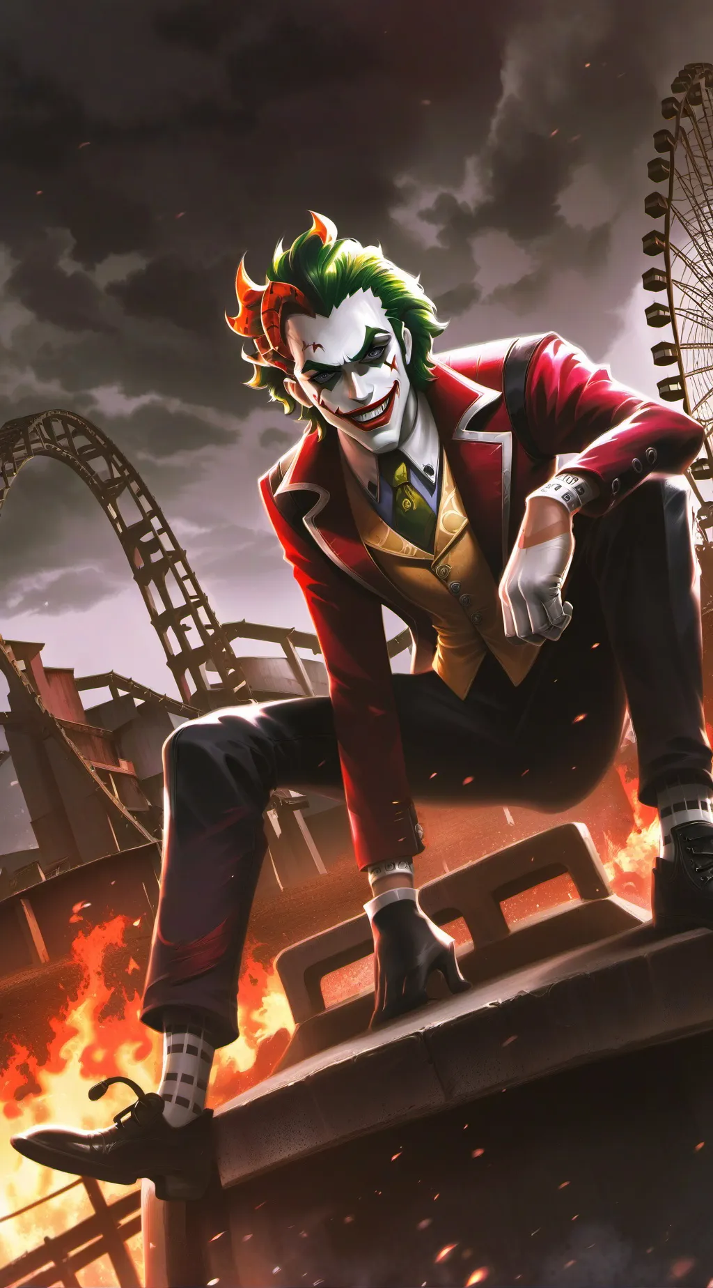 ai character: Joker background
