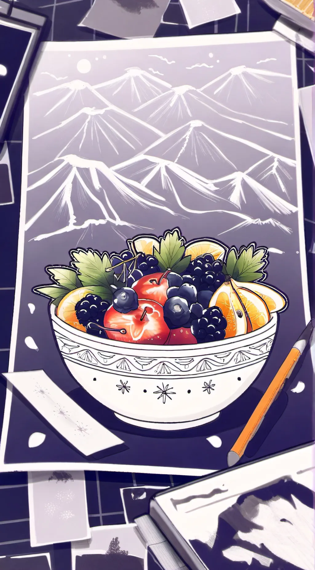 ai character: Stomach background