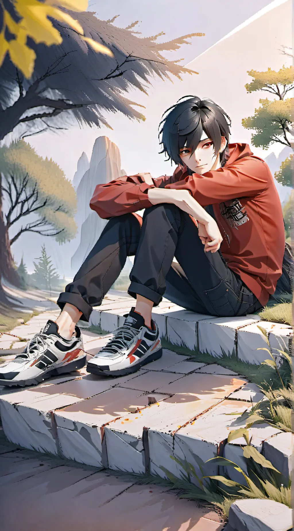 ai character: Erick  background