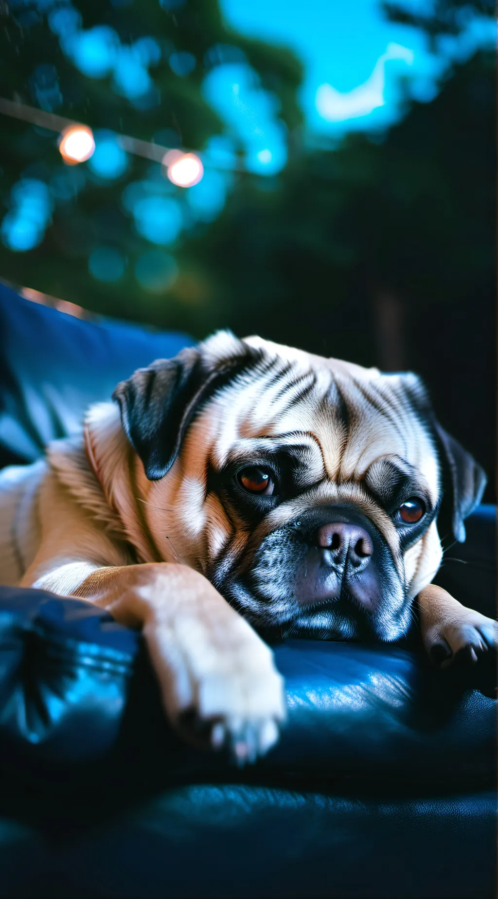 ai character: pug background