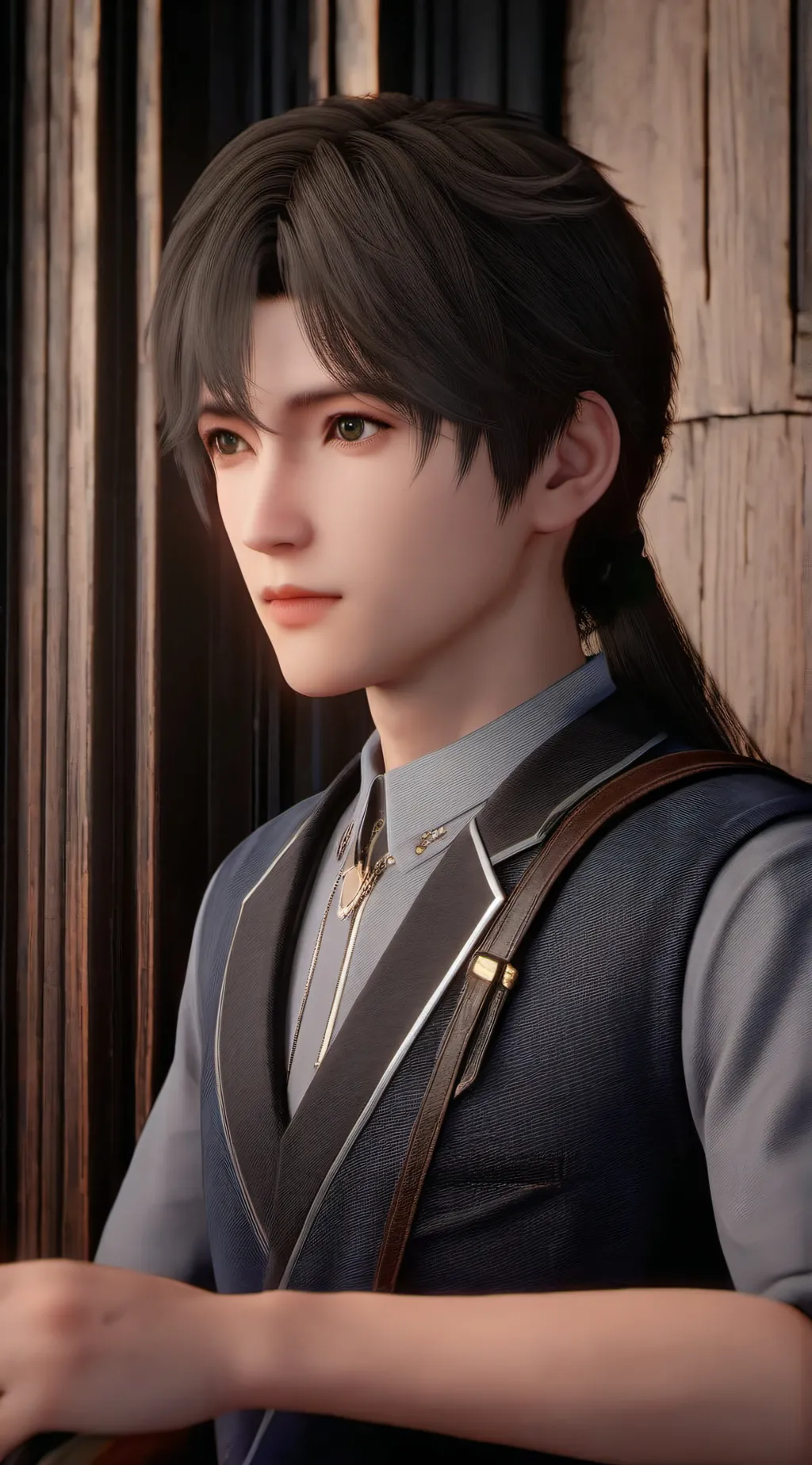 ai character: Vinson  background