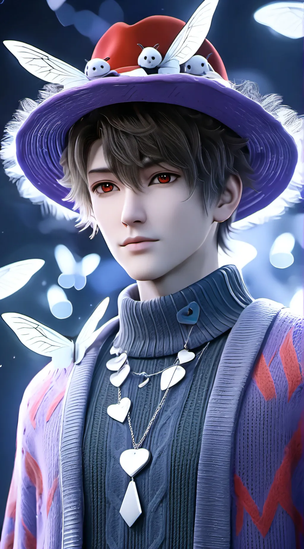 ai character: Valentino  background