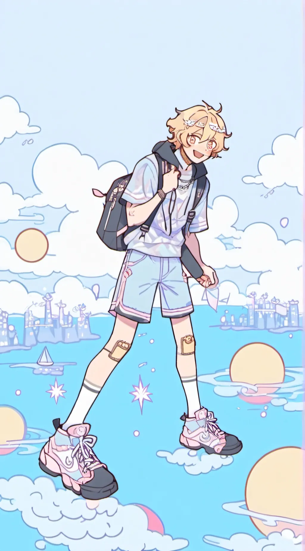 ai character: Sundrop background