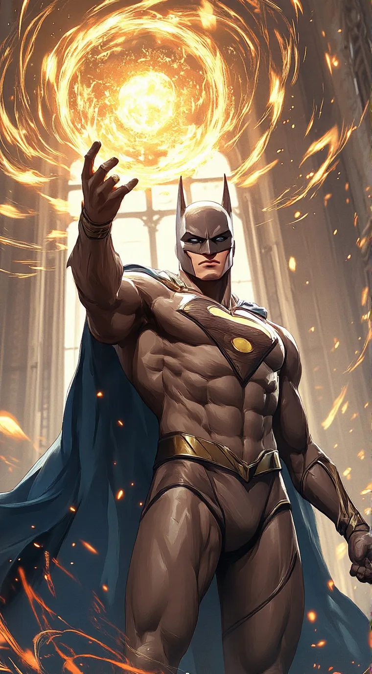 ai character: The Magical Batman background