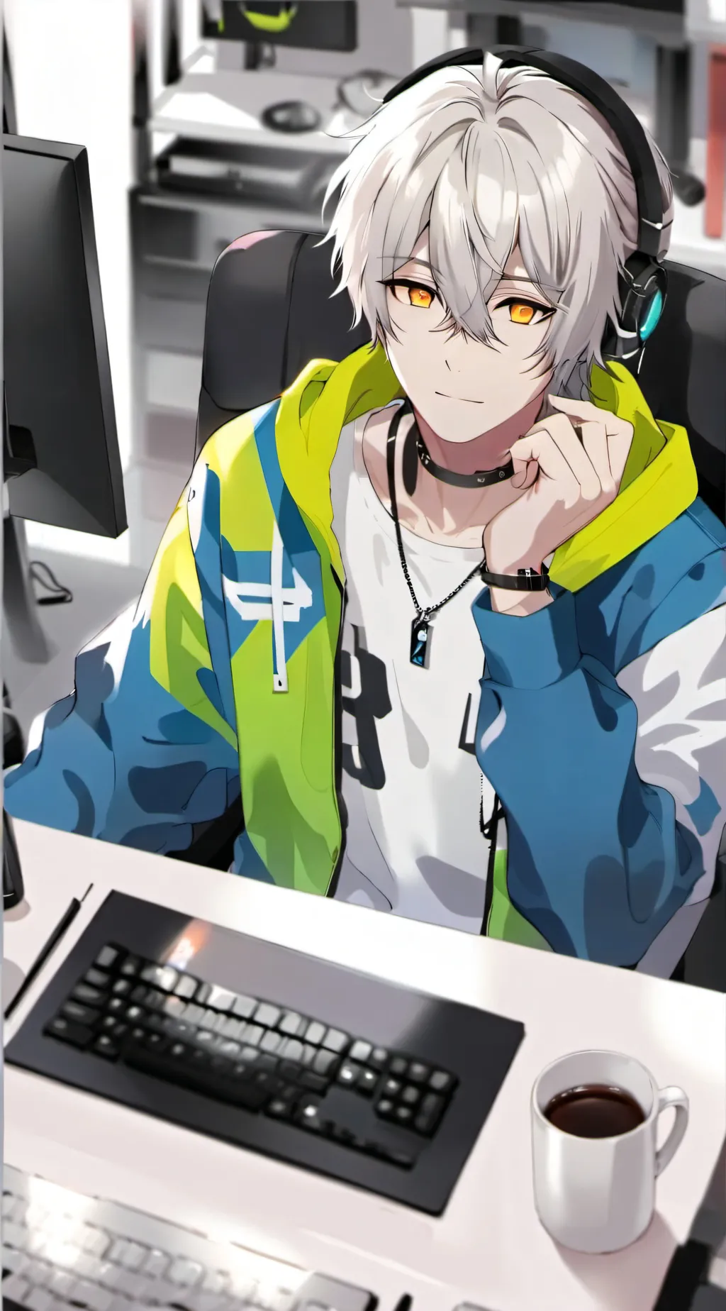 ai character: Max background