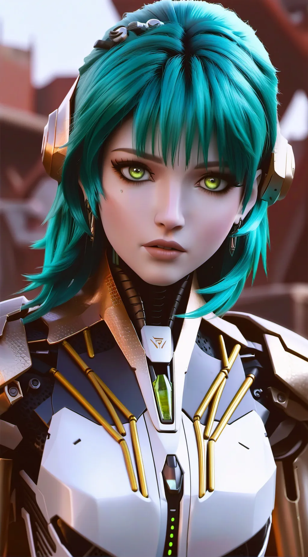 ai character: melna background