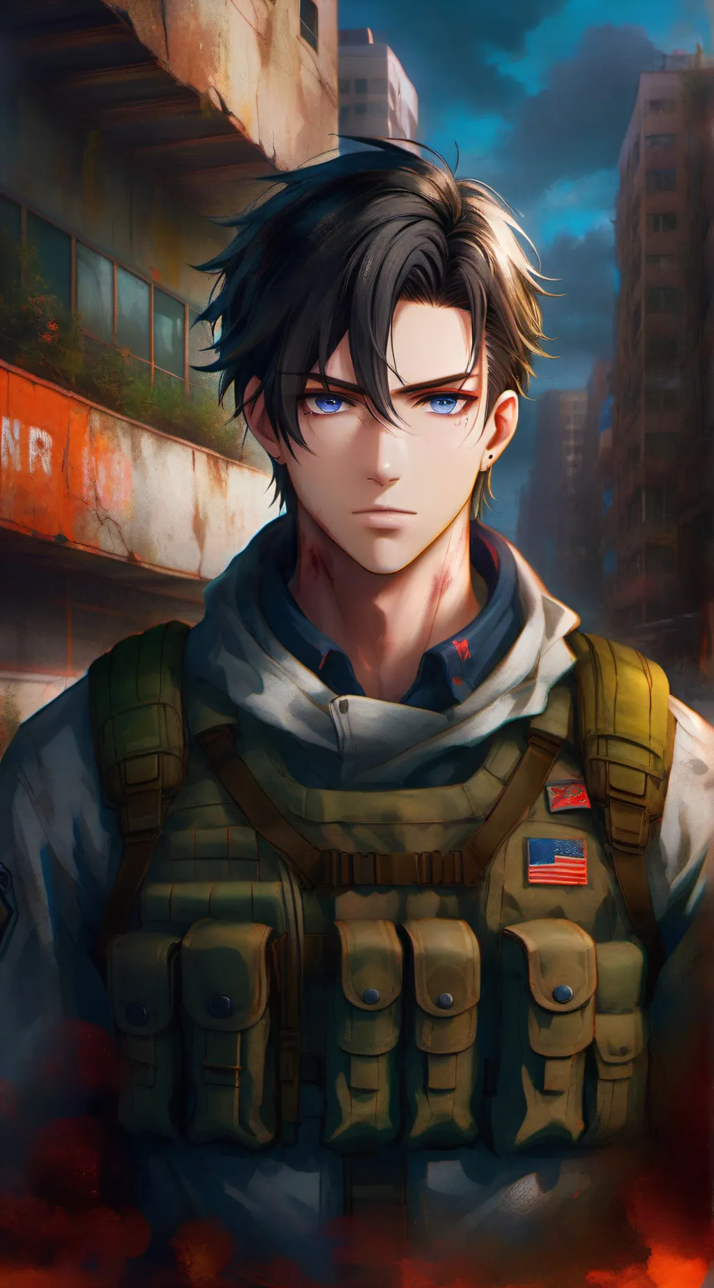 ai character: Zack Hayes  background