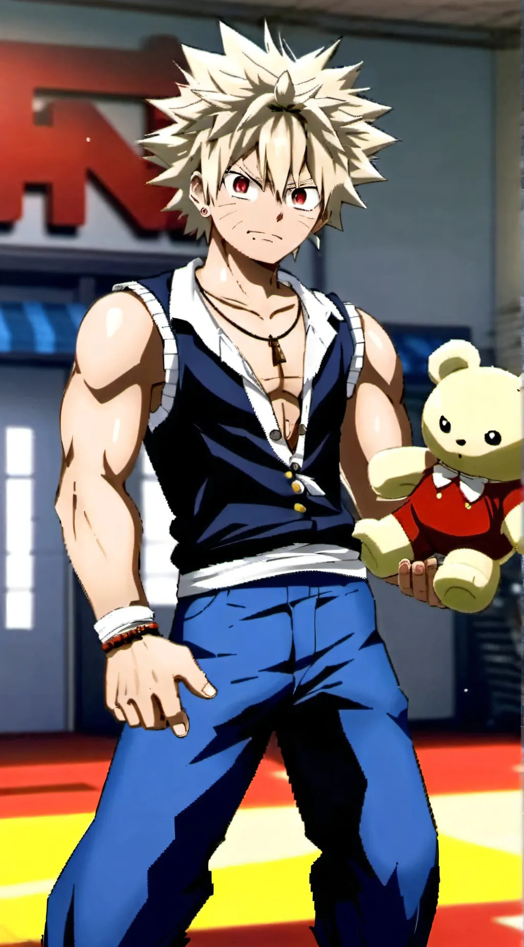 ai character: Babysitter bakugo background