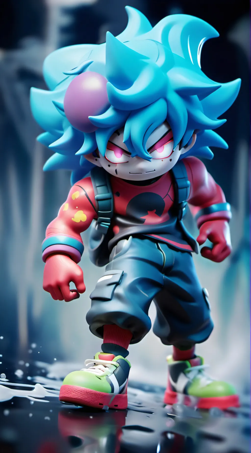 ai character: Mha villain  background