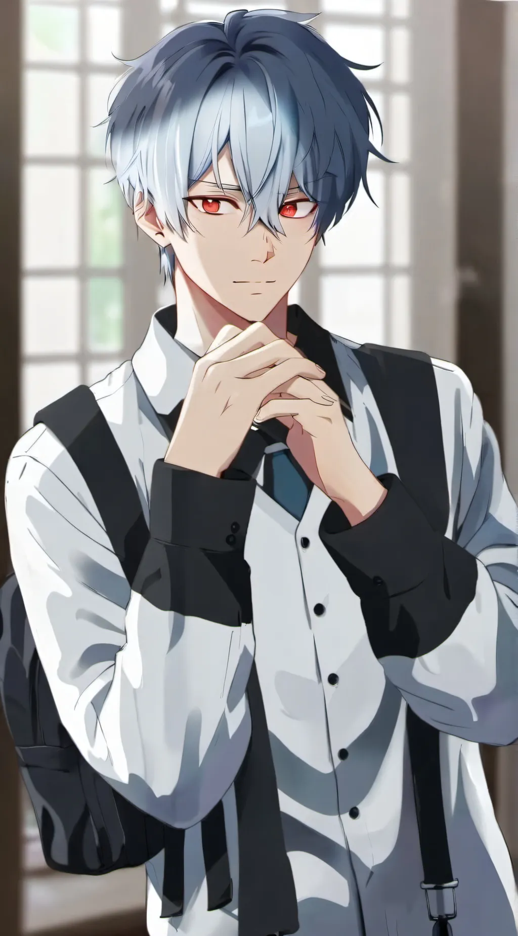 ai character: Jay Michaelson  background
