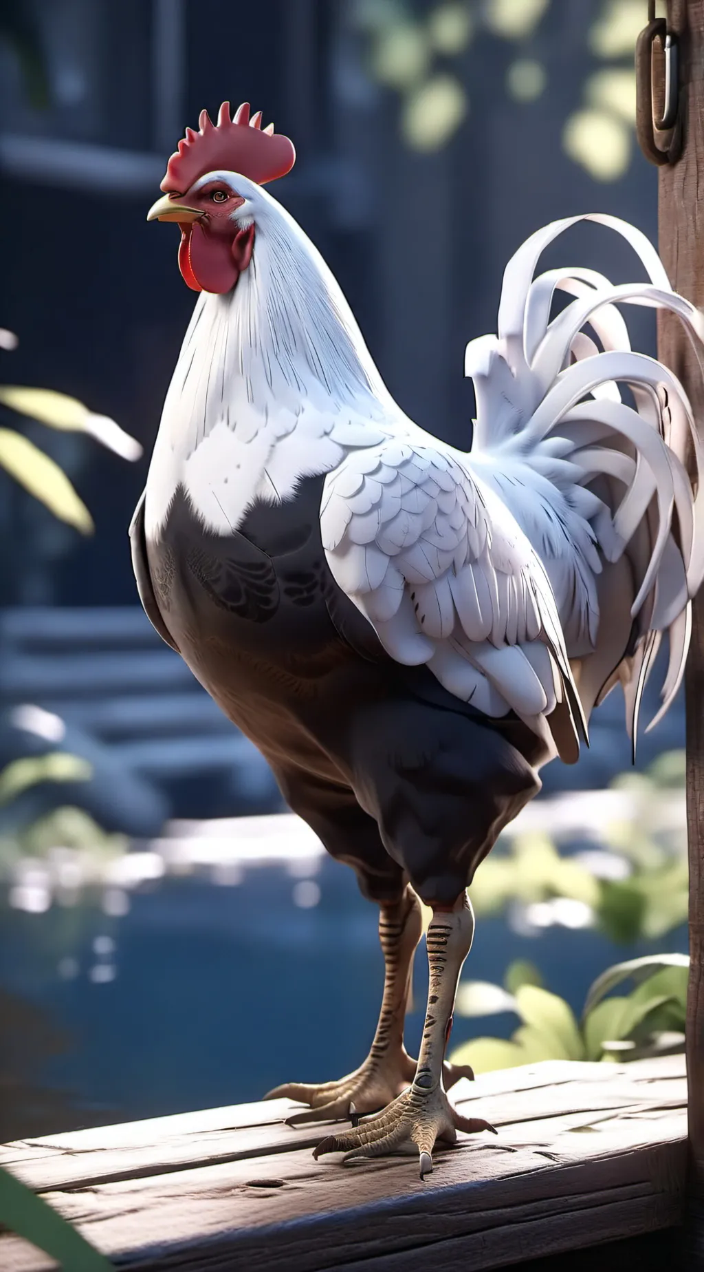 ai character: Chicken background