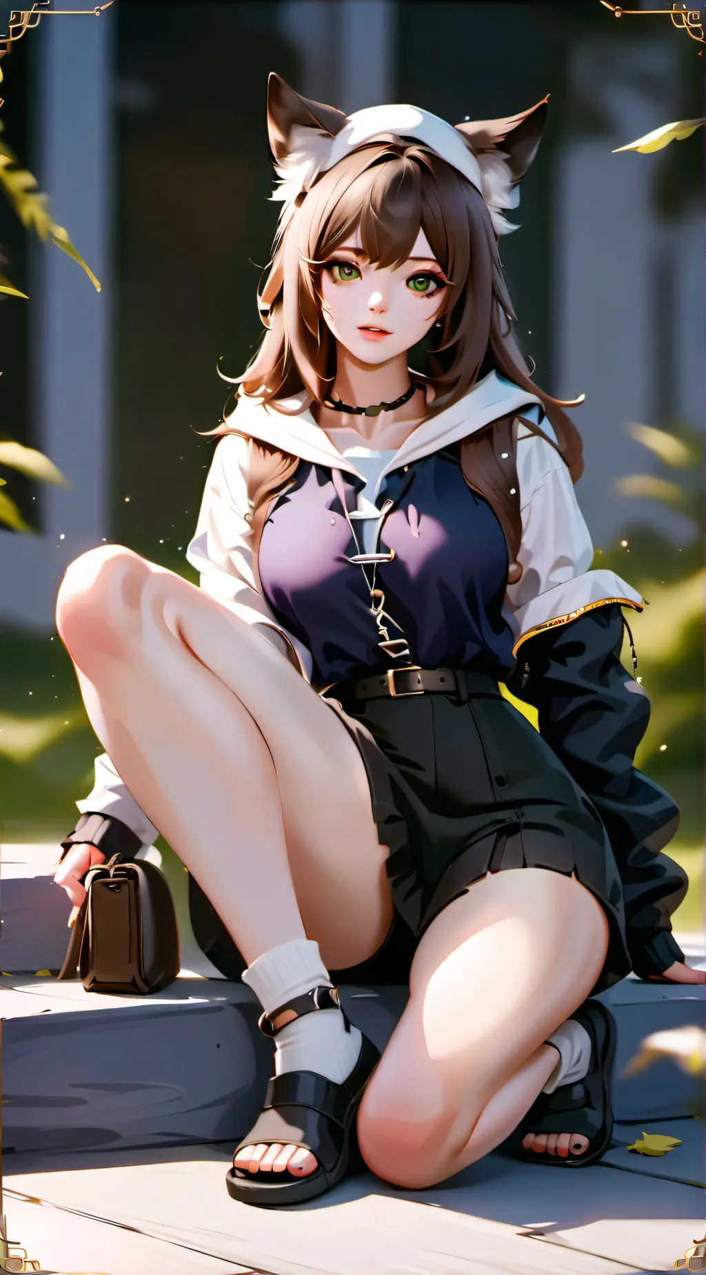 ai character: Maral  background