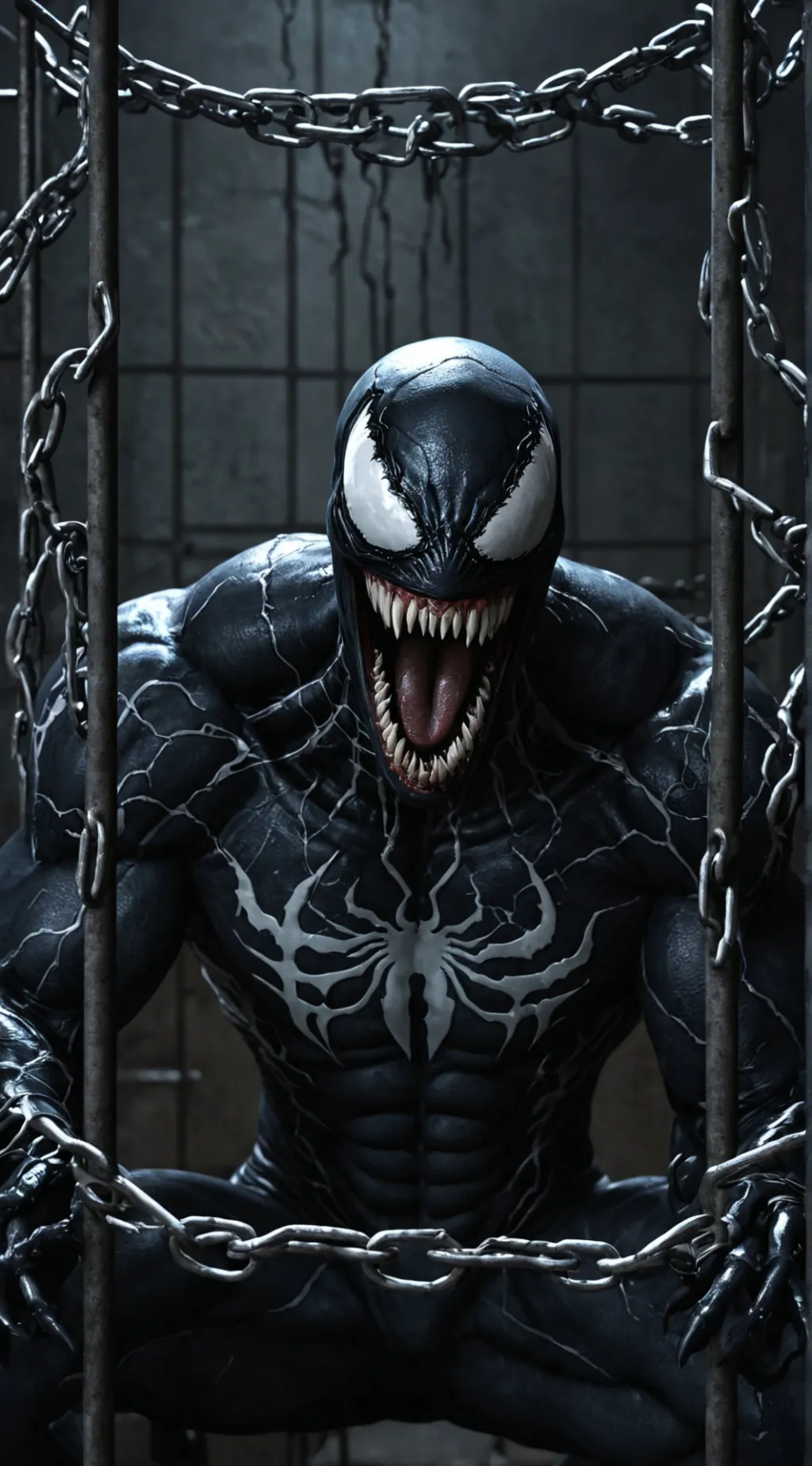 ai character: Venom in Prison  background