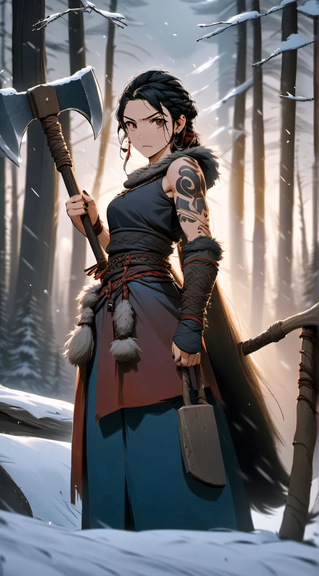 ai character: Velka  background