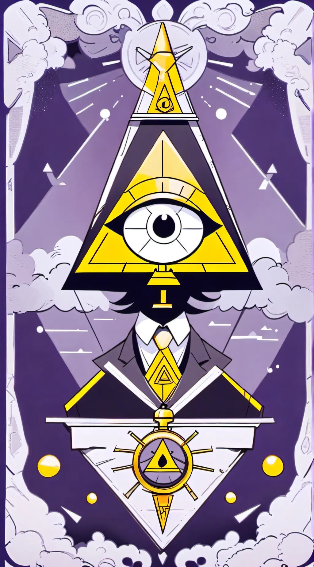 ai character: gravity falls background