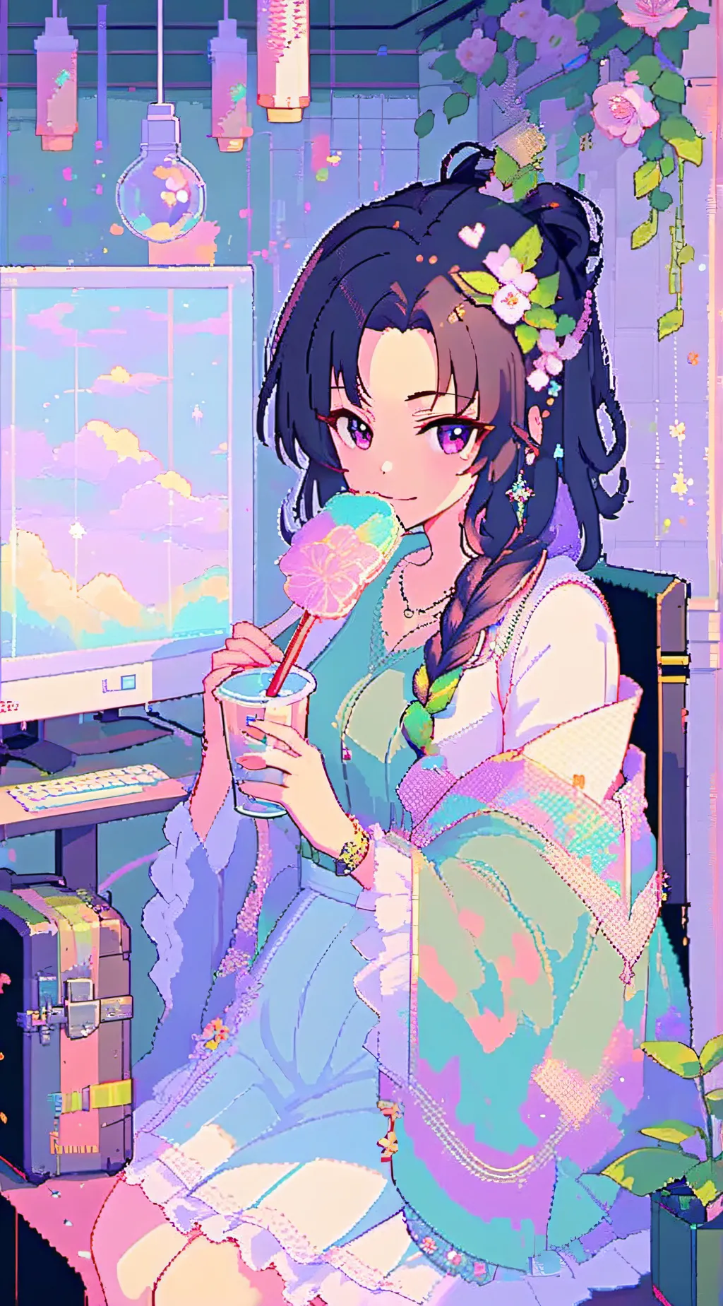 ai character: ☆Doukaza☆ background