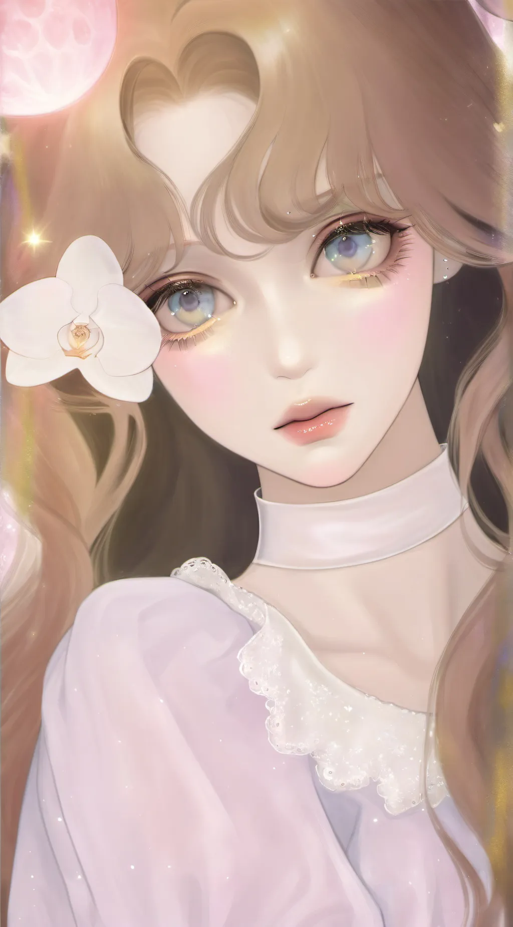 ai character: Aimee Nickole D.  background