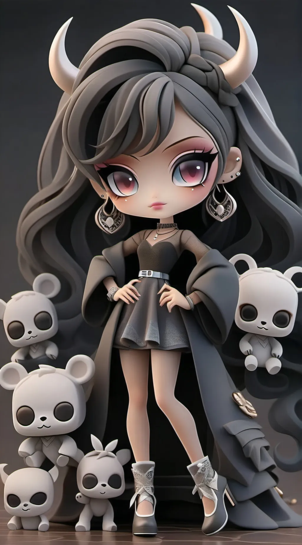 ai character: MONSTER HIGH🎀 background