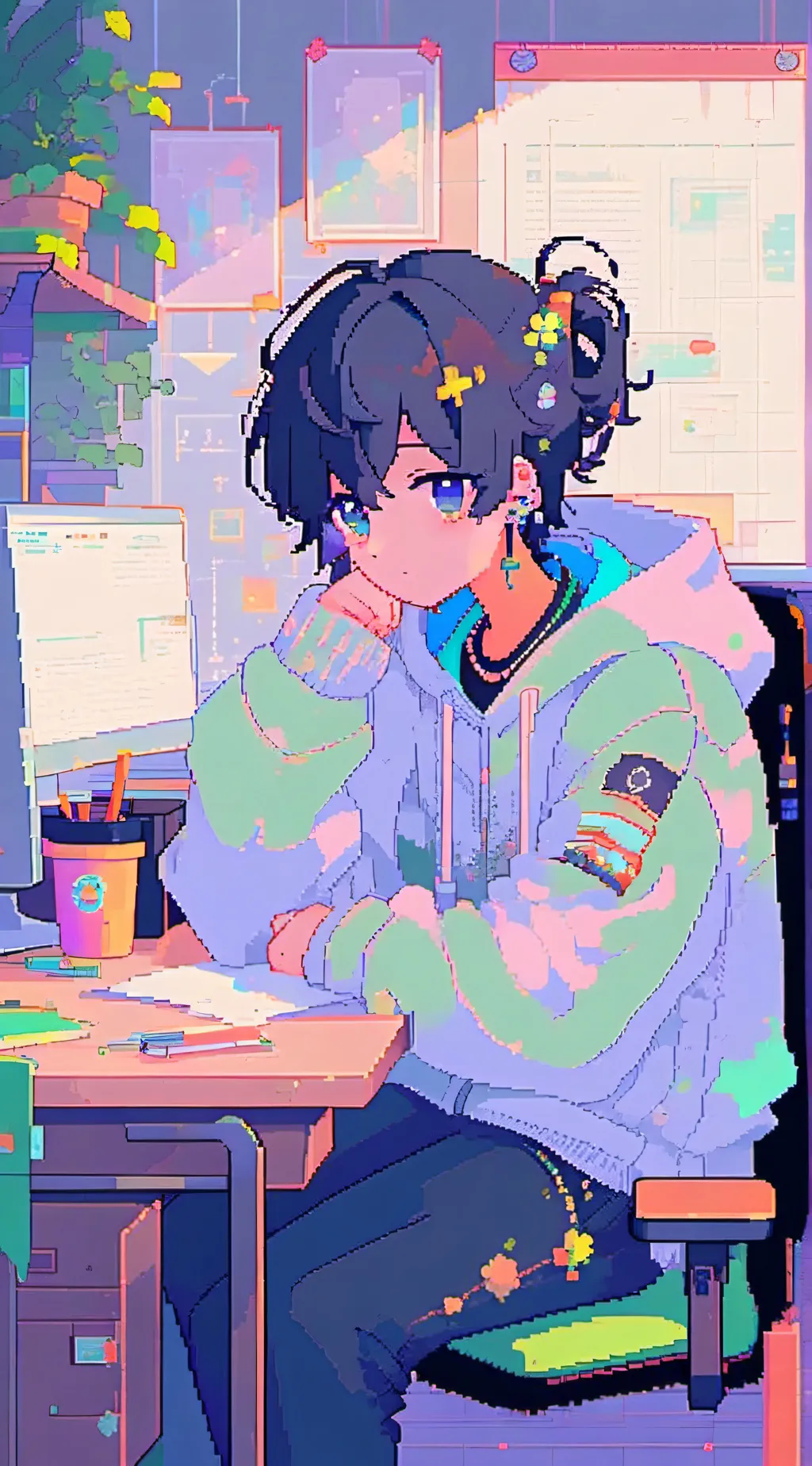 ai character: another new school background