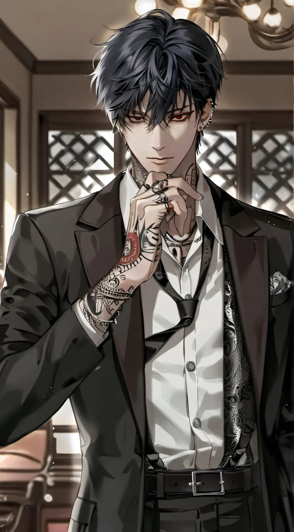 ai character: Luca Mourino background