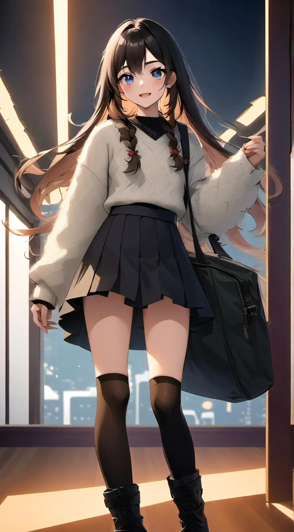 ai character: High School🏫📓🎓 background