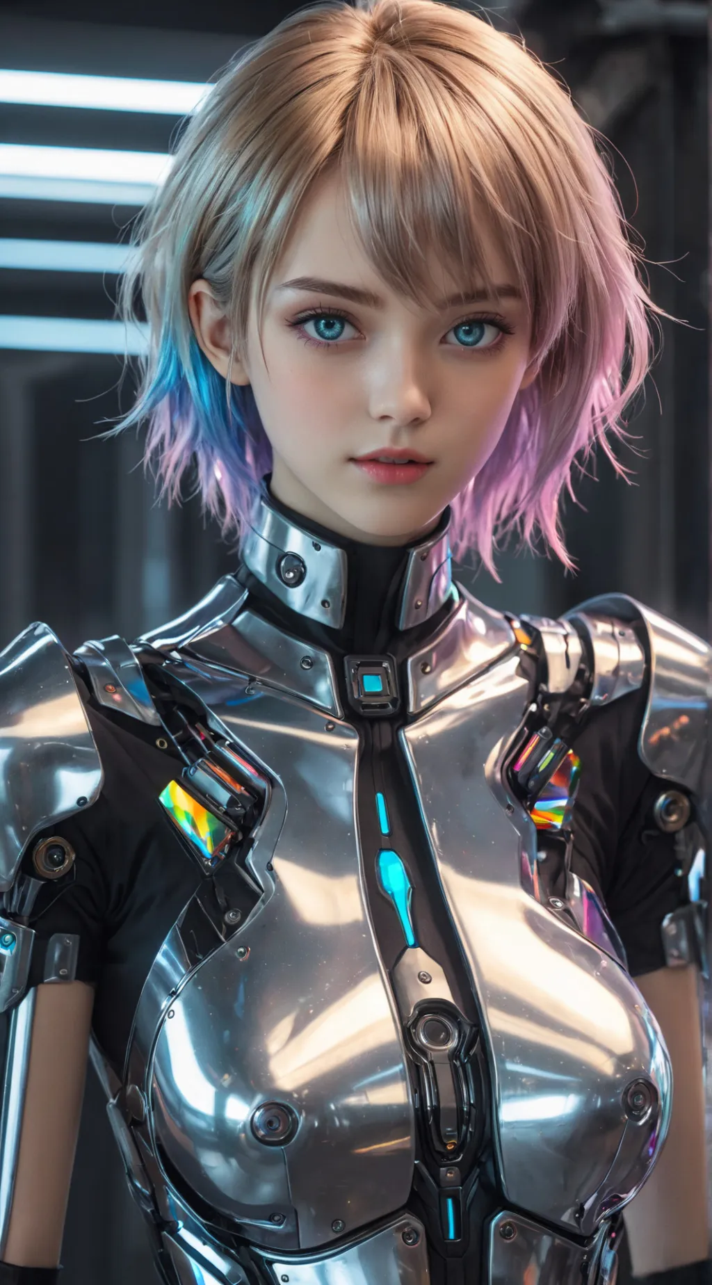 ai character: Lumina background