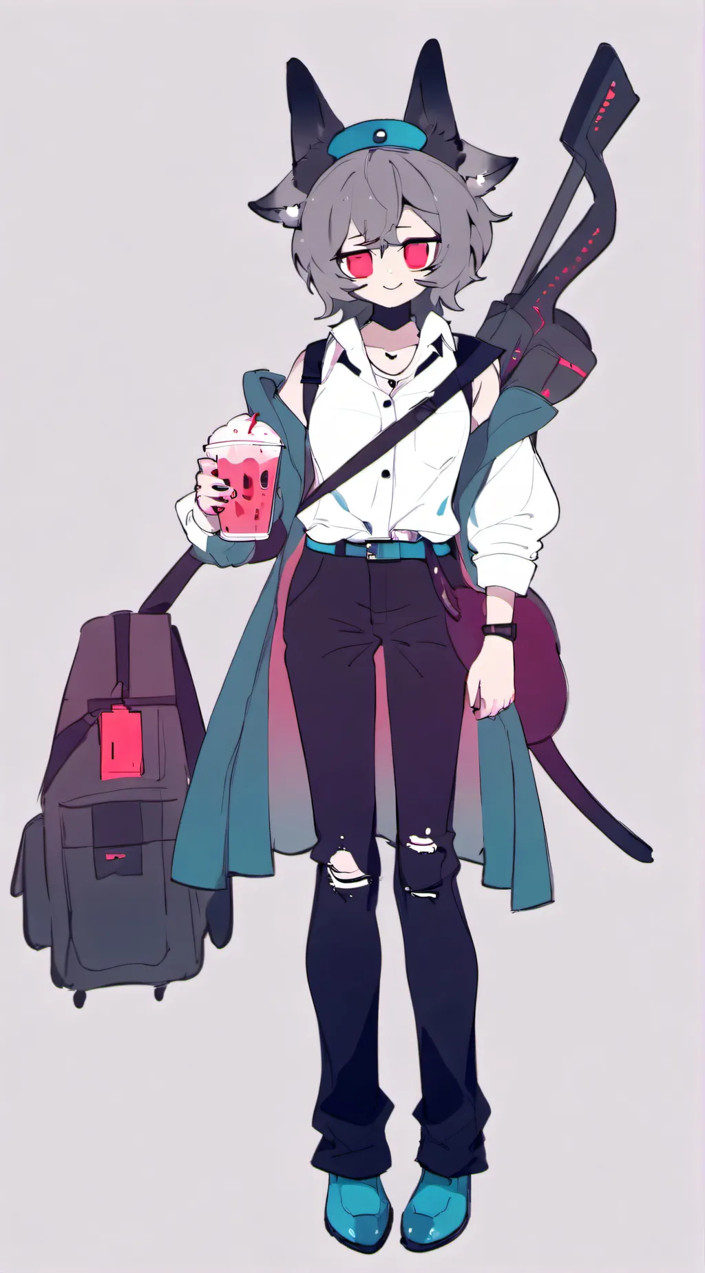 ai character: Sigma mew🧏‍♀️ background