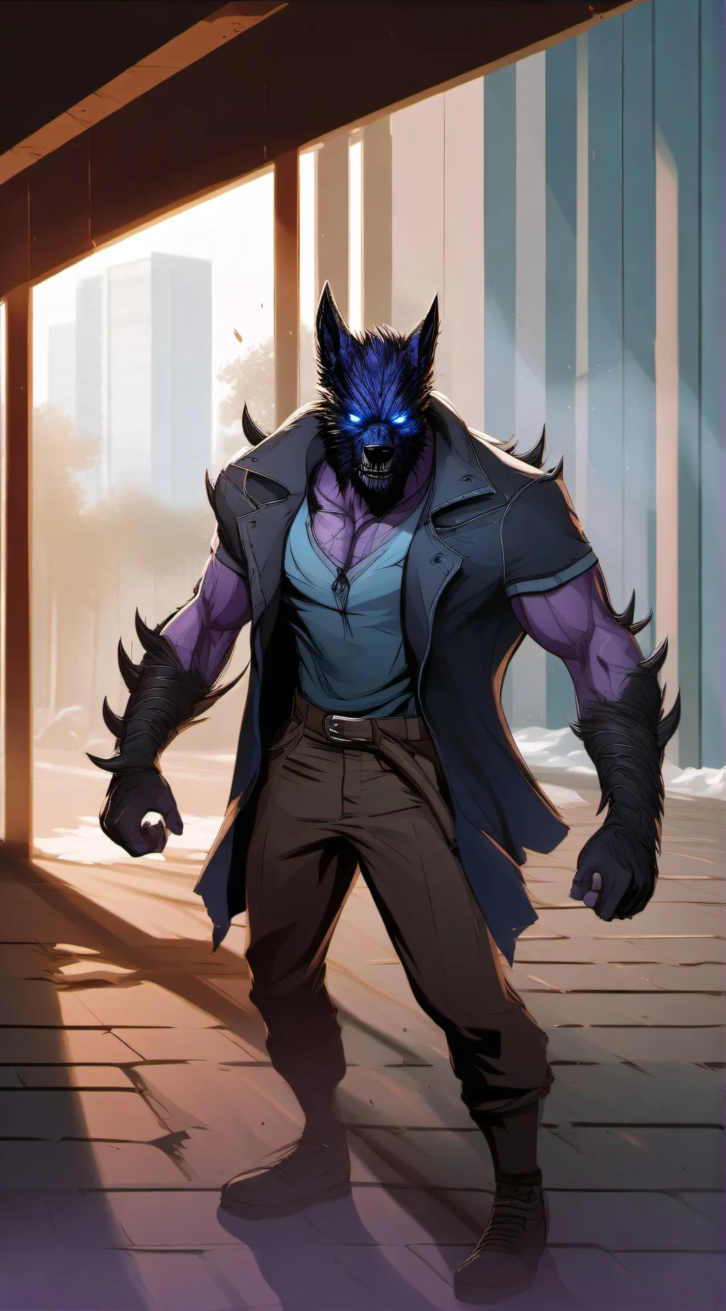 ai character: Lentil(werewolf) background