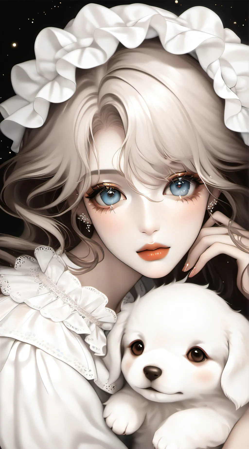 ai character: 💖luna💖☺️ background