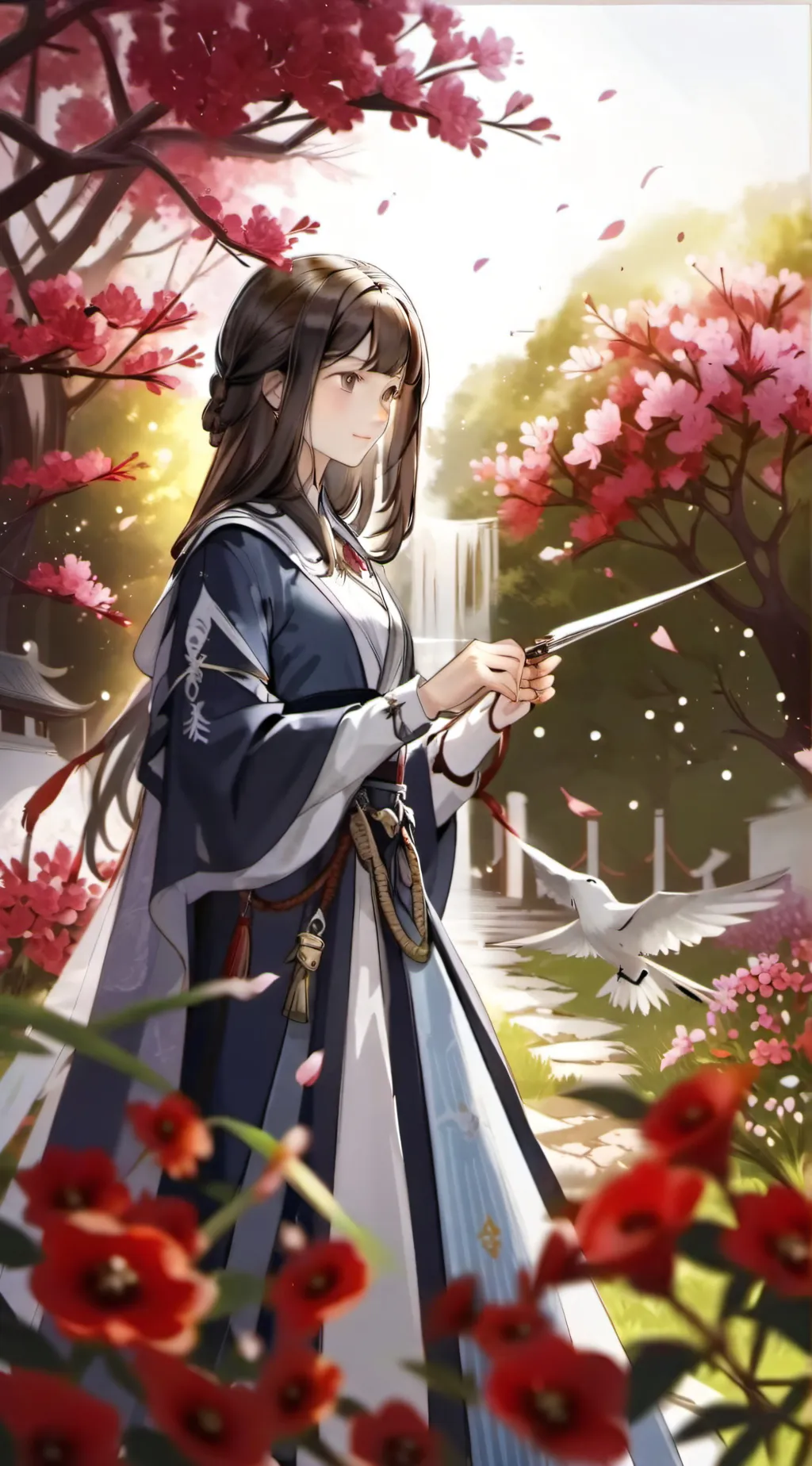 ai character: Luni background