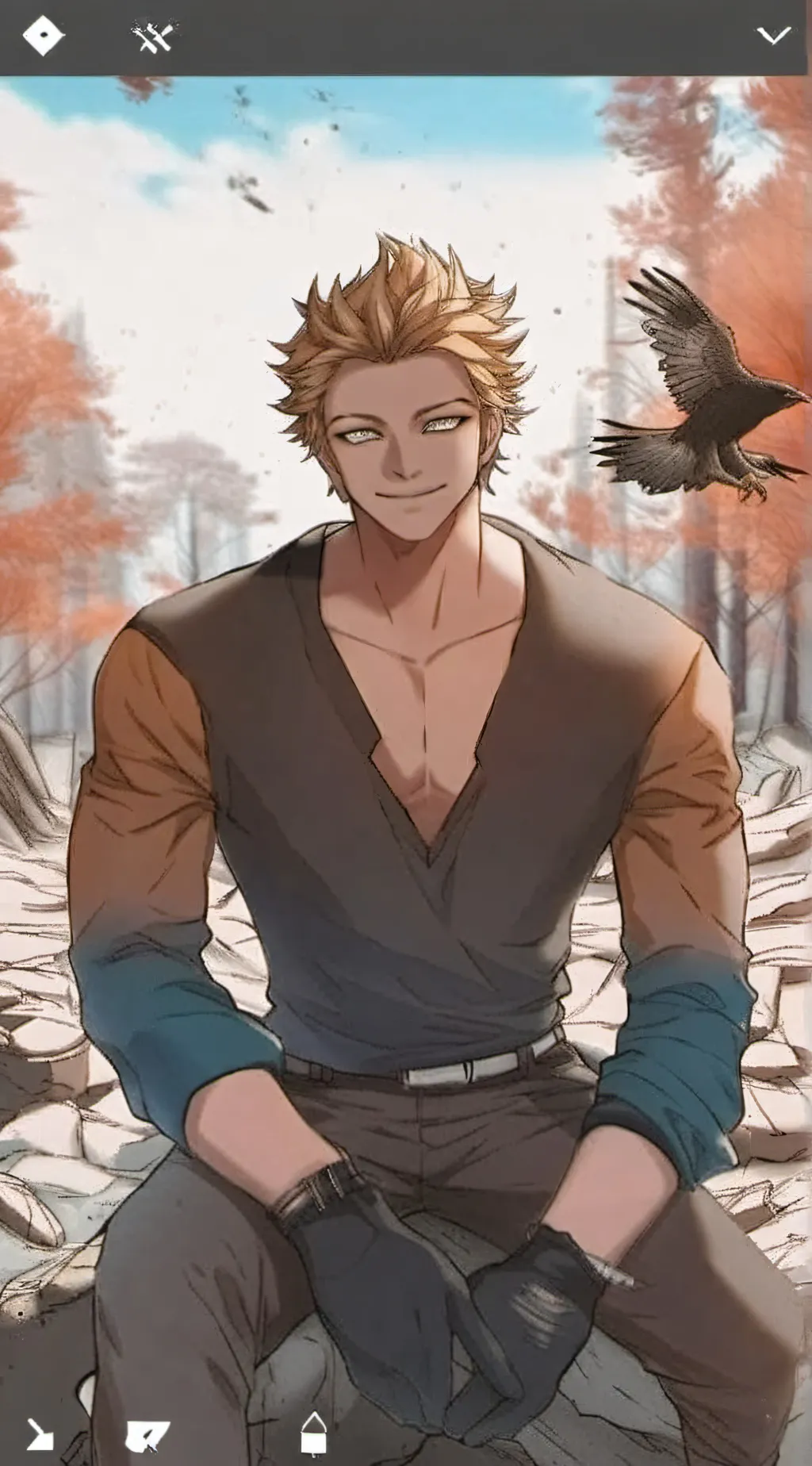 ai character: Hawks background